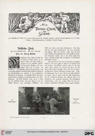 Wilhelm Volz, geb. am 8. Dezember 1855 - gest. am 7. Juli 1901