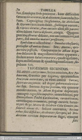 Trigesimus Secundus