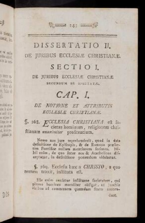 143-147, Caput I