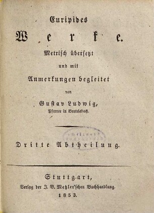 Werke, 11. Andromache