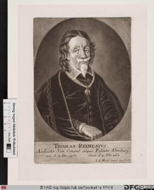 Bildnis Thomas Reinesius (eig. Reines)