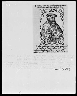 Caspar Rudolphi (Rudolphus), Marburger Professor der Dialektik