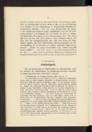 2. Abschnitt. Zuständigkeit.
