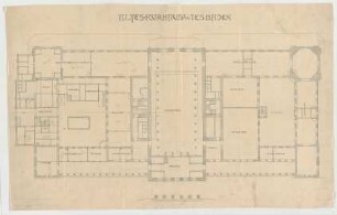 Thiersch, Friedrich von; Wiesbaden; Kurhaus - Grundriss EG