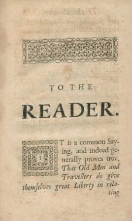 To the reader