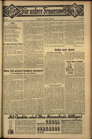 Zweite Ausgabe vom Donnerstag, den 11. Juli 1935.