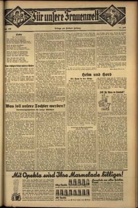 Zweite Ausgabe vom Donnerstag, den 11. Juli 1935.