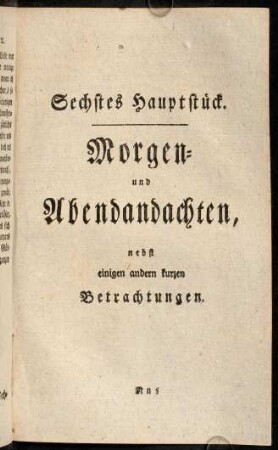 569-668, Sechstes Hauptstük.