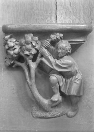 Zweite Misericordie: Mann am Baum