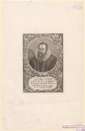 Jacob Starck, Vorderer Duumvir; geb. 1550; gest. 1617