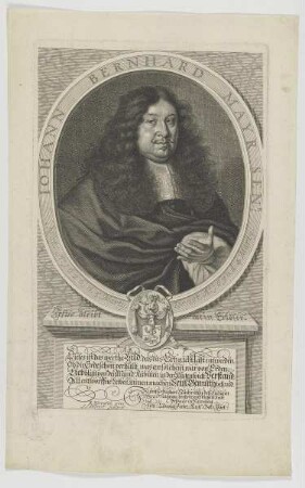 Bildnis des Iohann Bernhard Mayr