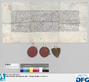 Einigung der Reichsstädte Nürnberg, Windsheim und Weißenburg auf zwei Jahre.