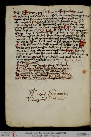 Feind- und Waffensegen, Signa mortis, dt. und lat.