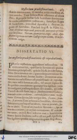 Dissertatio VI.