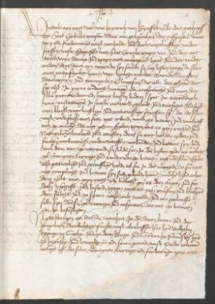 Schreiben des Heinrichs von Binsfeld, Abt von Cornelimünster