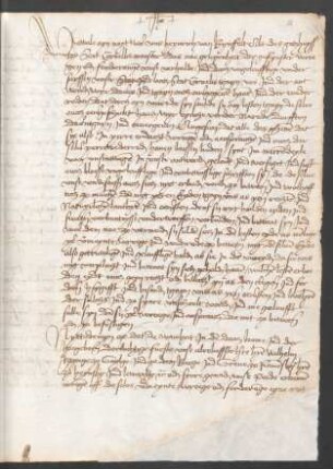 Schreiben des Heinrichs von Binsfeld, Abt von Cornelimünster