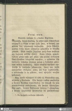 Prěni staw