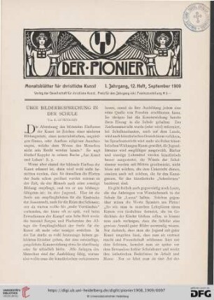 12. Heft, September 1909