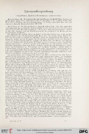 Literaturbesprechung