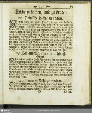 Fische zu kochen, und zu braten