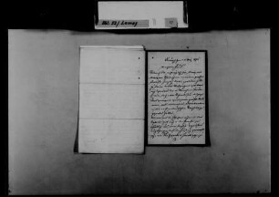 Schreiben von Ludwig Kirsner, Donaueschingen, an August Lamey: Dank für die Anteilnahe Lameys am Tod eines Familienangehörigen Kirsners.
