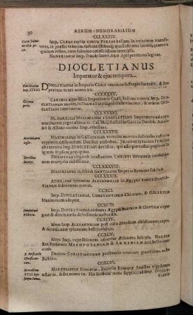 Diocletianus Imperator & eius tempora.