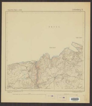 19 Lichtenberg ; Topographische Karte von Bayern 1:25.000 [Positionsblätter]