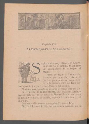 Capítulo VIII - La perplejidad de don Gonzalo