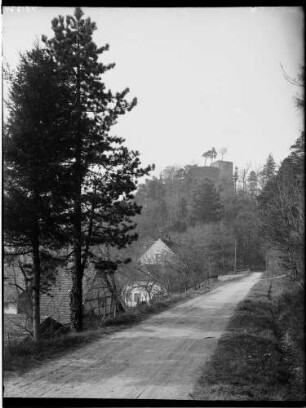 Ebersteinburg Burgruine Alteberstein Gesamtansicht von Süden