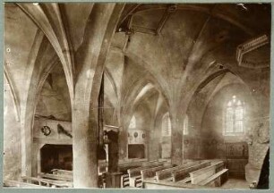 protestantische Kirche, Inneres. Photo der Baudenkmale