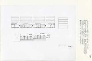 Berufsschule für Baugewerbe, Berlin-Moabit (Diplomarbeit bei Willy Kreuer): Grundriss 2. Obergeschoss 1:200