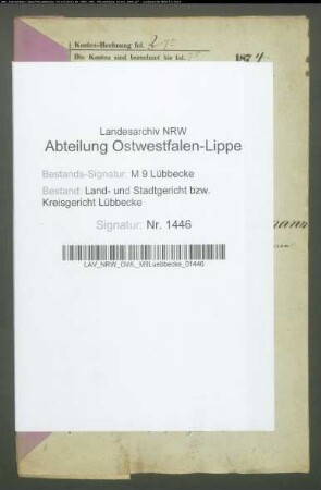 Erblasser: Thielemann, Marie Christine, geb. Spreen:
