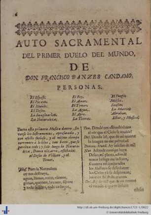 El primer Duelo del Mundo.