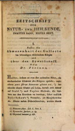 Zeitschrift für Natur- und Heilkunde. 2, 2. 1822