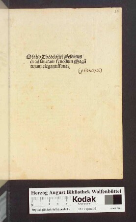 Oratio Theodorici gresemundi ad sanctam synodum Mogu[n]tinam elegantissima