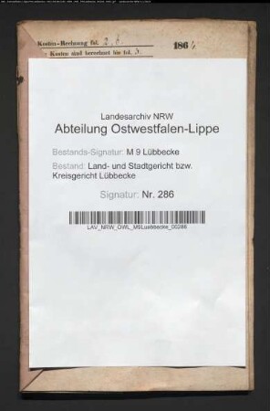 Erblasser: Beckmann, Anna Marie Ilsabein, geb. Klostermann: