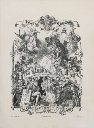 Verein Berliner Künstler. 10. Februarii A.D. 1872. Winterfest 1872