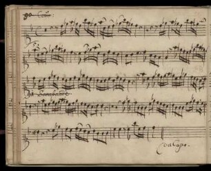 Courante. Sarabande (gestr.)