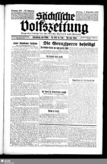 Sächsische Volkszeitung : für christliche Politik und Kultur