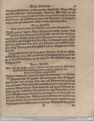 Der 22. Artickel. Vom Zwitter/Kieß und Eisenfletz/und derer Gerechtigkeit.