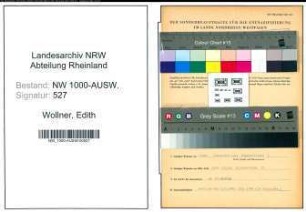 Entnazifizierung Edith Wollner, geb. 30.07.1908 ()
