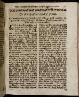 Die [ein und] siebentzigste Sinnreiche History. - Die achtzigste Sinnreiche History.