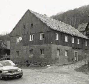 Königstein-Halbestadt. Wohnhaus, Nr. 40. Eckansicht