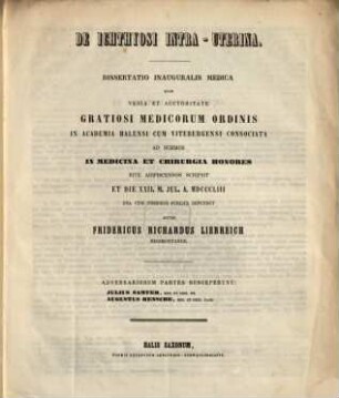 De ichthyosi intra-uterina : Diss. inaug. med. c. tab.