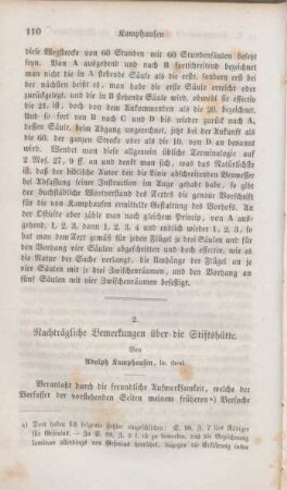 110-120 Nachträgliche Bemerkungen über die Stiftshütte