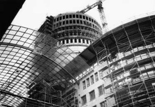 Dresden-Altstadt, Ammonstraße 74. Baustelle World Trade Center (WTC)