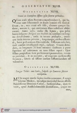 Observatio XLVII