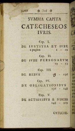 Summa Capita Catecheseos Iuris
