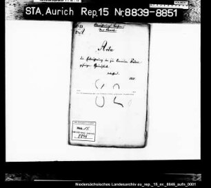 Die Entwässerung der zur Kommune Fahne gehörigen Grundstücke