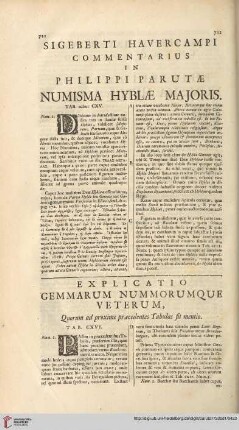 Explicatio gemmarum nummorumque veterum […]